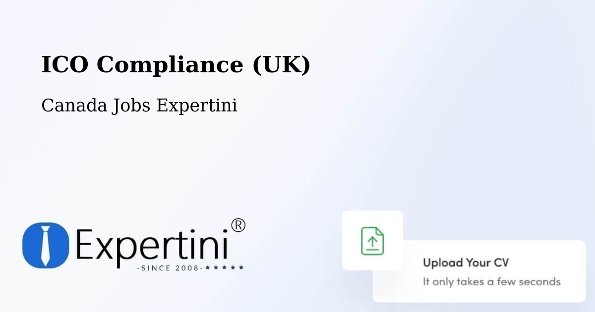 UK Data Protection & ICO Compliance – Olds - Canada Jobs Expertini